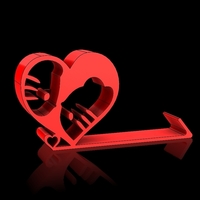 Kitty Couple phone holder 9 - Thumbnail 2