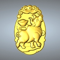 Jade carving Chinese zodiac - Thumbnail 2