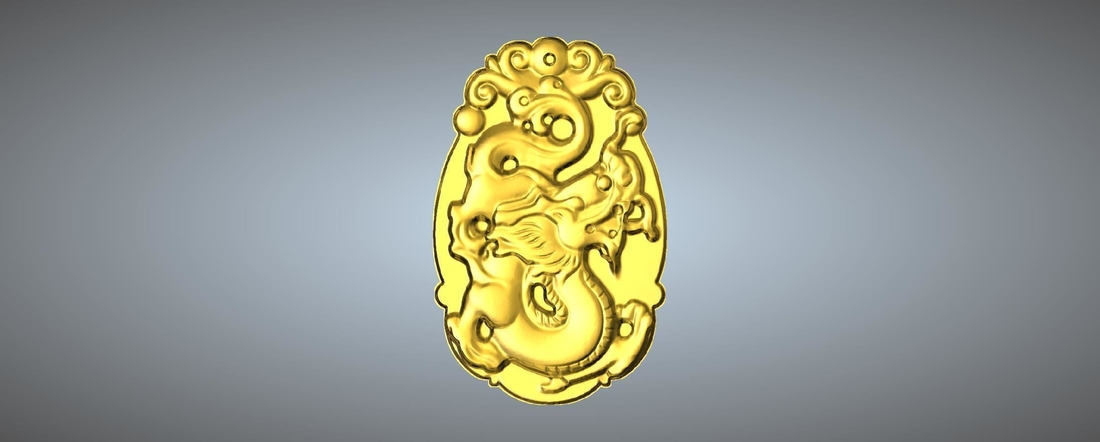 Jade carving Chinese zodiac 3D Print 245766