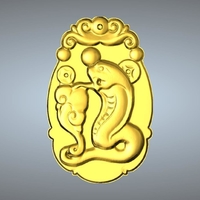 Jade carving Chinese zodiac - Thumbnail 6