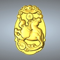 Jade carving Chinese zodiac - Thumbnail 7