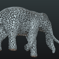 Mesh Elephant - Thumbnail 3