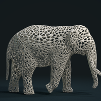 Small Mesh Elephant 3D Printing 245855