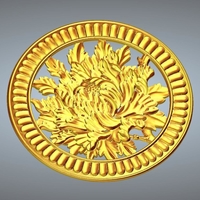 Peony relief - Thumbnail 3