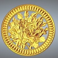 Peony relief - Thumbnail 4