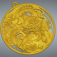 Dragon pendant - Thumbnail 1