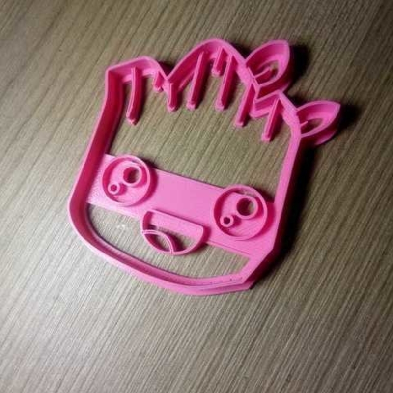 	Baby Groot face cookies cutter