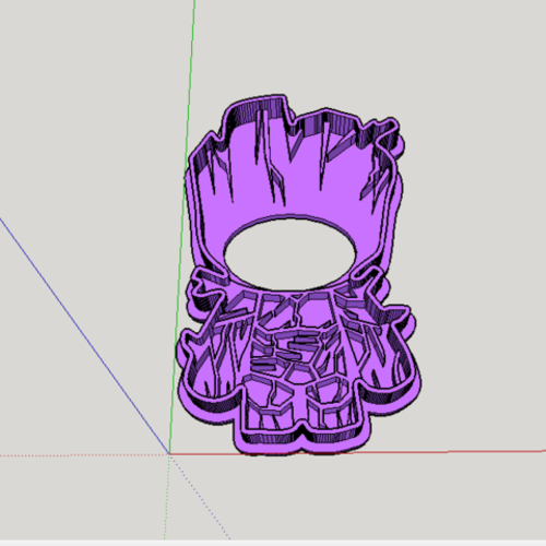 GROOT BODY COOKIE CUTTER