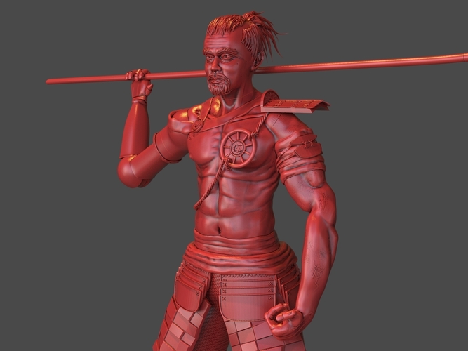 Steampunk Samurai 3D Print 245994