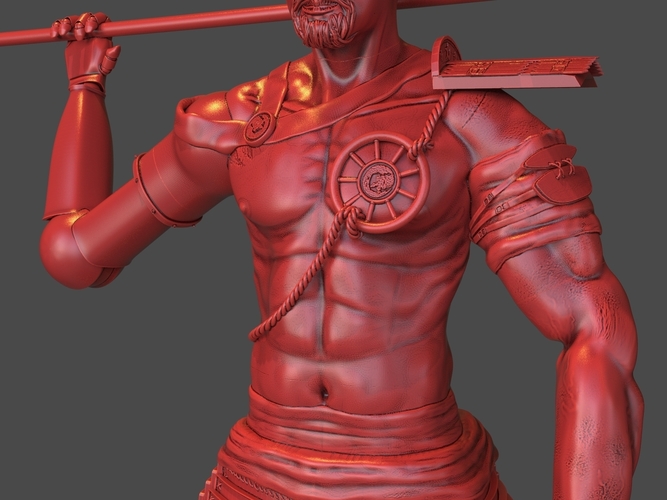 Steampunk Samurai 3D Print 246001