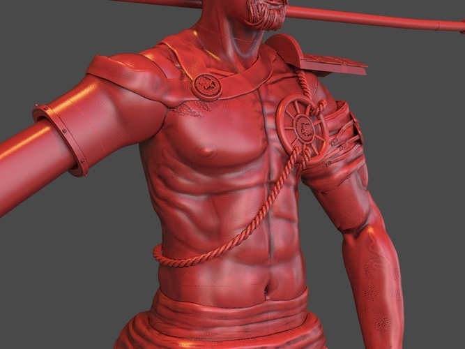 Steampunk Samurai 3D Print 246002