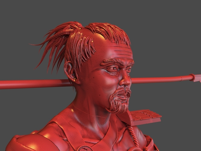 Steampunk Samurai 3D Print 246005