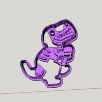 T-REX COOKIES CUTTER DINO - Thumbnail 1