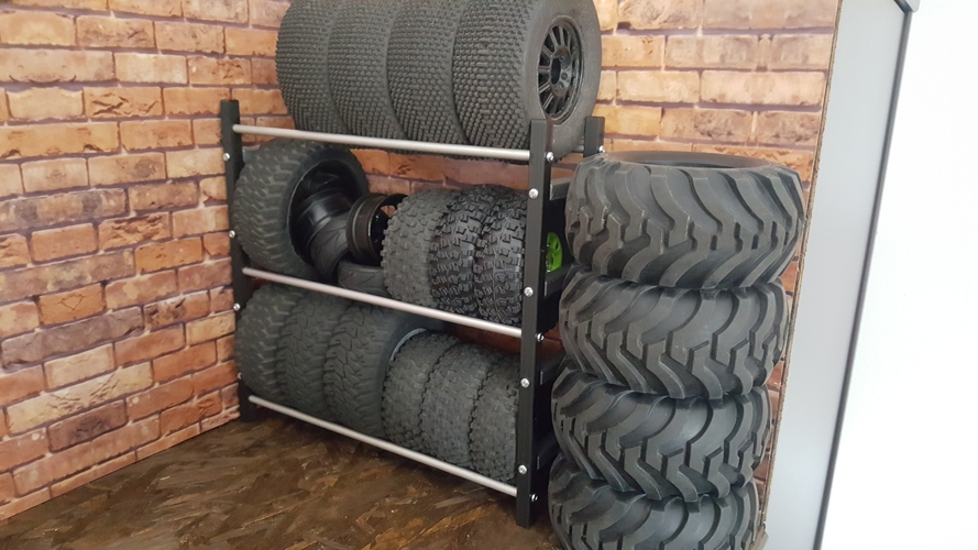 RC tire shelf 1/10​ for Crawler Scaler Trucks Cars