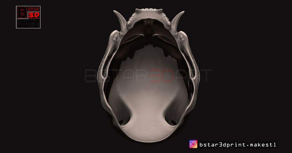 Oni Skull Mask - Hannya Mask-Devil Mask  3D Print 246145