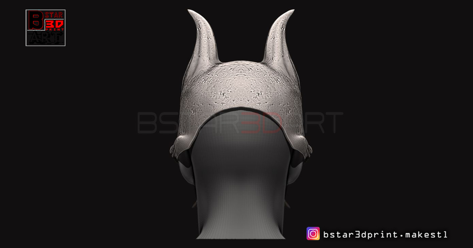 Oni Skull Mask - Hannya Mask-Devil Mask  3D Print 246148