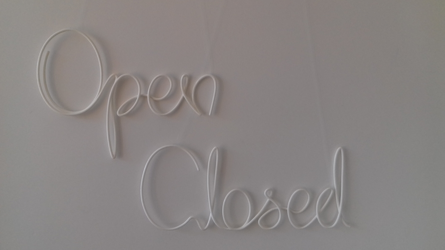 Open, closed 3D Print 246164