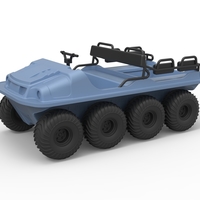 Small Diecast Argo 750 HD 8x8 Scale 1:18 3D Printing 246179