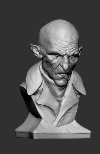 Nosferatu the bampyre bust 3D Print 246504