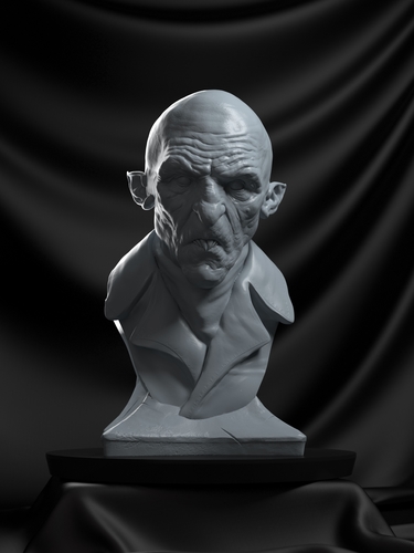 Nosferatu the bampyre bust 3D Print 246507