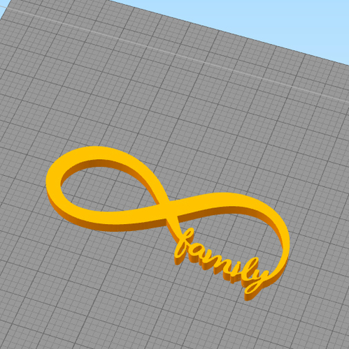 Family infinity photo frame  3D Print 246521