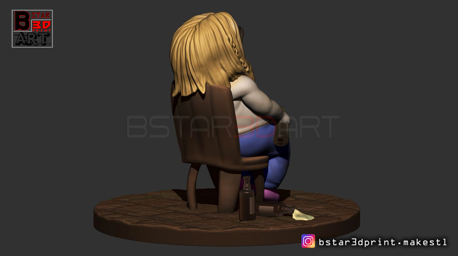 Thor Fat CHIBI version - Avenger 4 ENDGAME - from Marvel 3D Print 246583