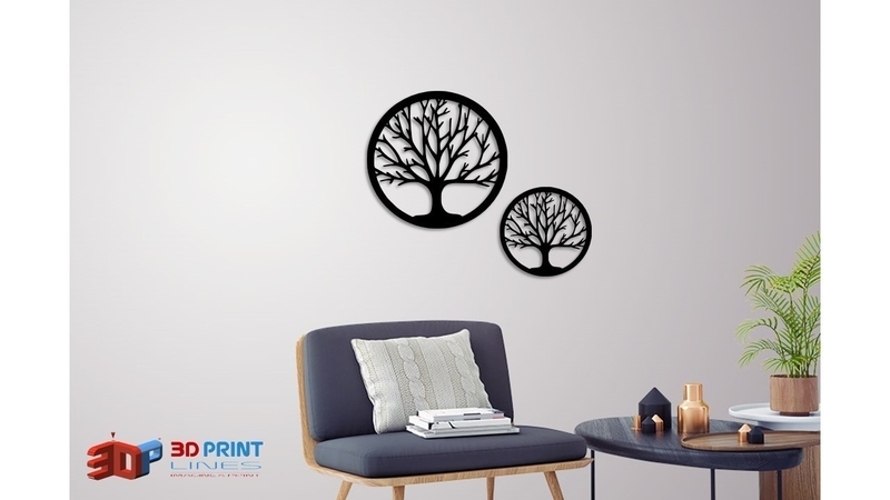 Silhouette Art Tree wall Art