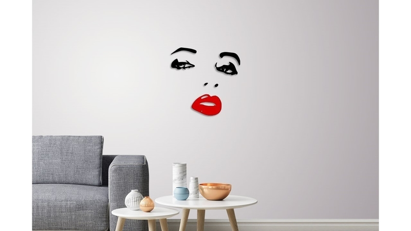 Lady face wall decoration 