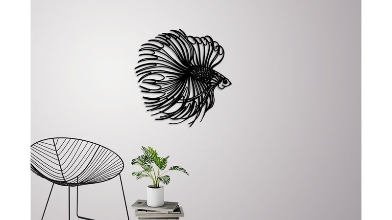 Betta fish wall decoration