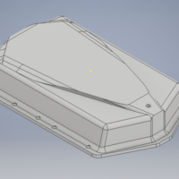 Small 12s2p Battery Enclosure (Electric Long board/Skateboard) 3D Printing 246630