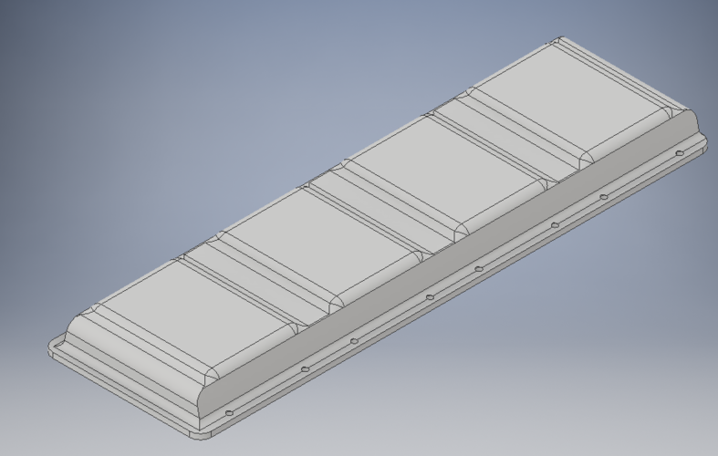 12s4p Battery Enclosure (Electric Long board/Skateboard) 3D Print 246635