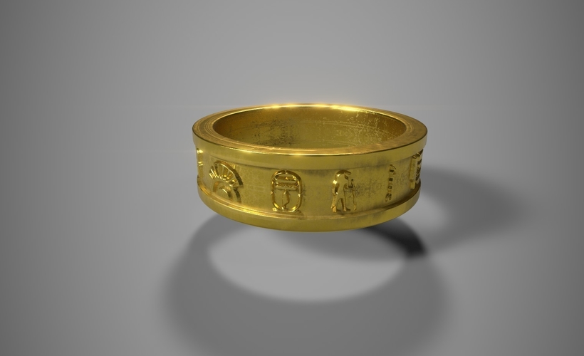 Egyptian Ring 3D Print 246638