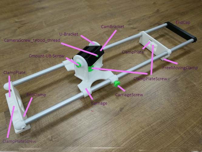 Ceiling Camera Mount for 600mm Commercial Ceilings 3D Print 246694