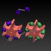 100mm x 50mm  Mecanum Wheel Kit - Thumbnail 4
