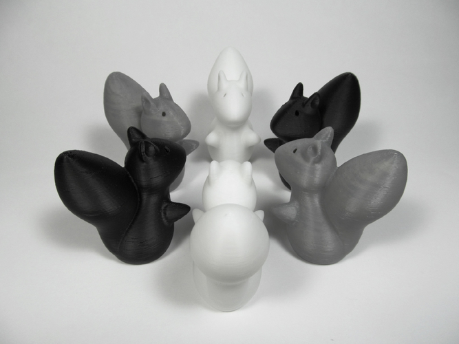 Squirrel S&P Shaker 3D Print 246767