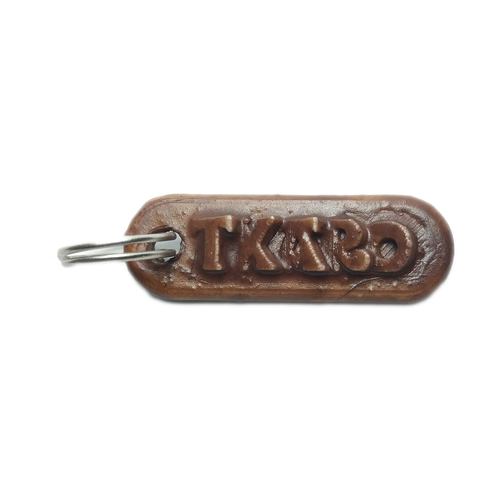 TXARO Personalized keychain embossed letters 3D Print 246771