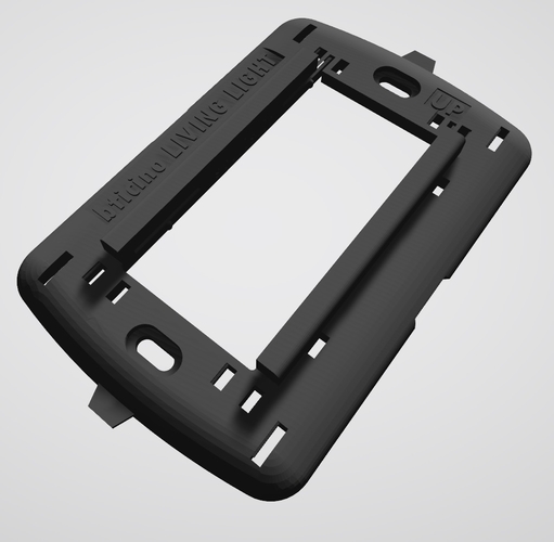 Bticino Livinglight - Insteon mini remote wall mount bracket 3D Print 246786