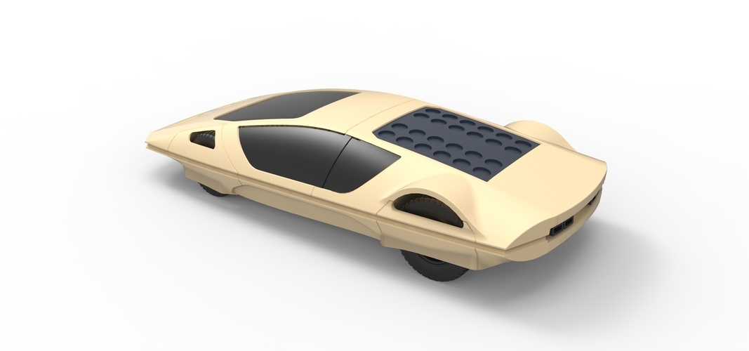 3d Printed Diecast Model Ferrari 512s Modulo Pininfarina 1970 Scale 1 24 By Cosplayitemsrock Pinshape