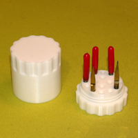Container for desktop CNC V engraving bits - Thumbnail 1