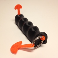 Flexible Plastic Bag Handle with "coins" - Thumbnail 5