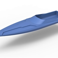 Speed boat hull Scale 1:24 - Thumbnail 1