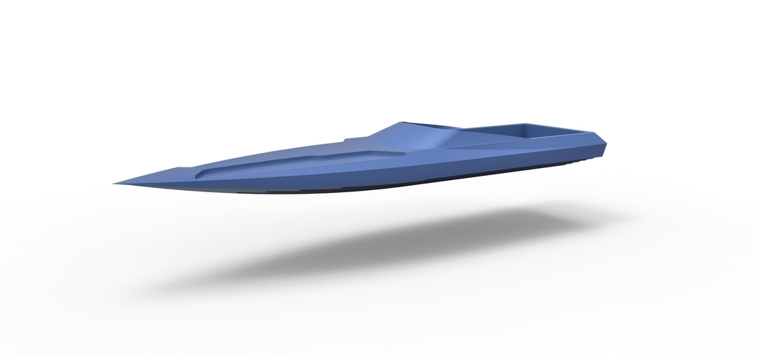 Speed boat hull Scale 1:24 3D Print 247007