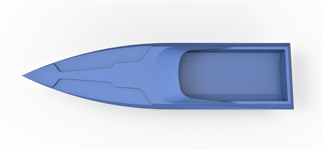 Speed boat hull Scale 1:24 3D Print 247014