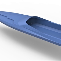 Speed boat hull Scale 1:24 - Thumbnail 10