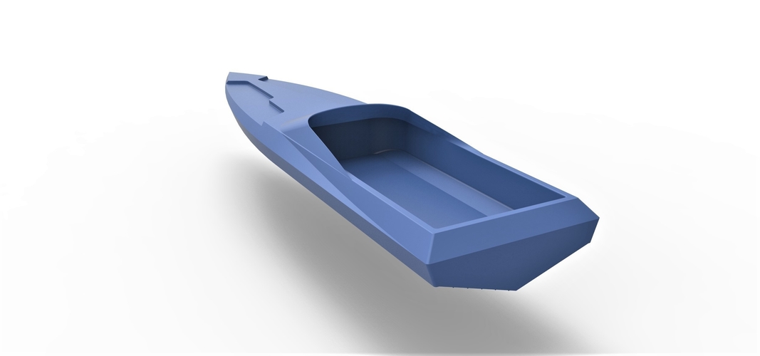 Speed boat hull Scale 1:24 3D Print 247017