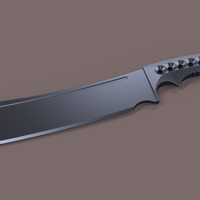 Small Knife Bladeworx Warmonger 3D Printing 247021