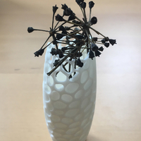 Small Florero Combinado (Vase combined with Voronoi pattern) 3D Printing 247036