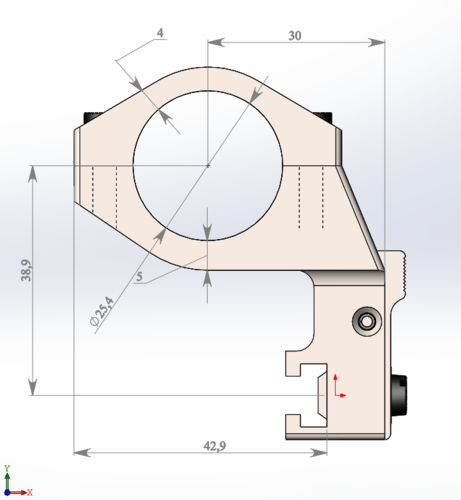 Kar 98k scope mount 3D Print 247077