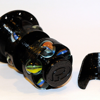 Low friction spool holder for glass marbles, for screws  - Thumbnail 2