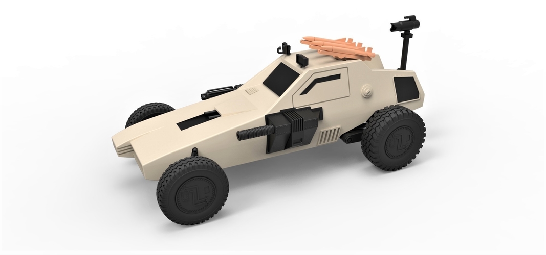 Diecast model Dune buggy from movie Megaforce 1982 Scale 1:24